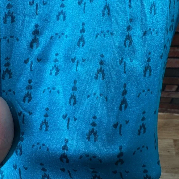 Calypso St. Barth Teal and Pink Patterned Garment - Picture 7 of 7